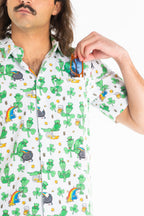 The 3 Leafs To The Wind | St Patricks Day Clovers Hawaiian Shirt - Shinesty