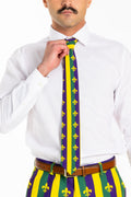 The Beignets For Breakfast | Mardi Gras Tie - Shinesty