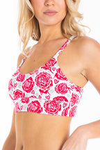 The Bloom With A View | Naughty Roses Boob Hammock™ Scoop Bralette - Shinesty