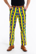 The Beignets For Breakfast | Mardi Gras Suit Pants - Shinesty
