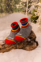 The Toe Tickler | Retro Slipper Socks Slipper Socks - Shinesty