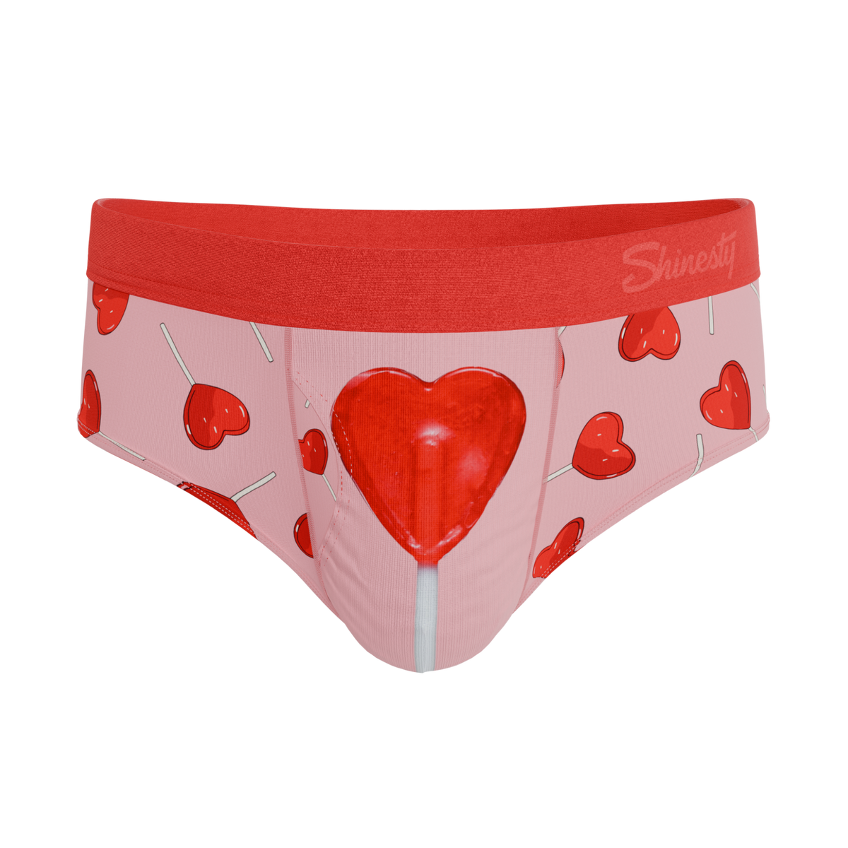 The Suckered In | Heart Lollipop Ball Hammock® Pouch Underwear Briefs - Shinesty
