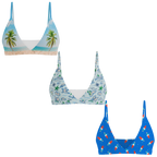 The Women Summer Essentials | Boob Hammock™ Triangle Bralette 3 Pack - Shinesty