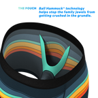 The Summer Solstice | Retro Stripes paradICE™ Cooling Ball Hammock® Underwear - Shinesty