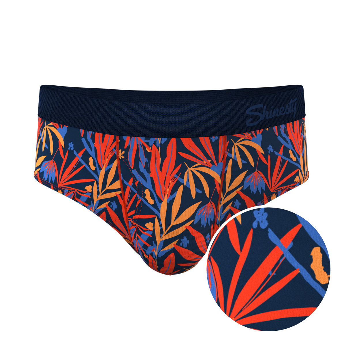The San Diego Sunrise | Tropical Foliage Ball Hammock® Pouch Underwear Briefs - Shinesty