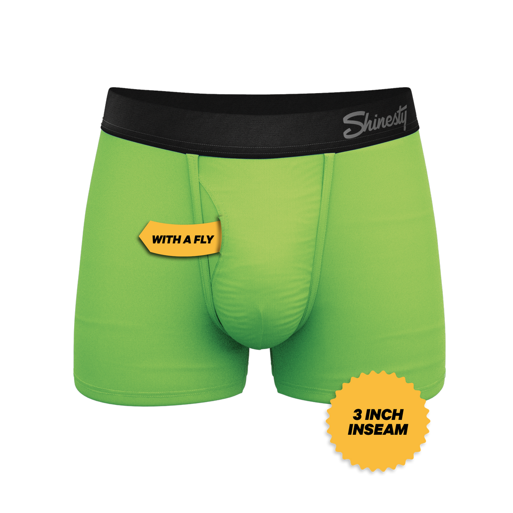The Supernova | Bright Green Ball Hammock® Pouch Trunks Underwear - Shinesty