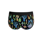 The Super Shroom | Neon Mushrooms Ball Hammock® Pouch Underwear Briefs - Shinesty