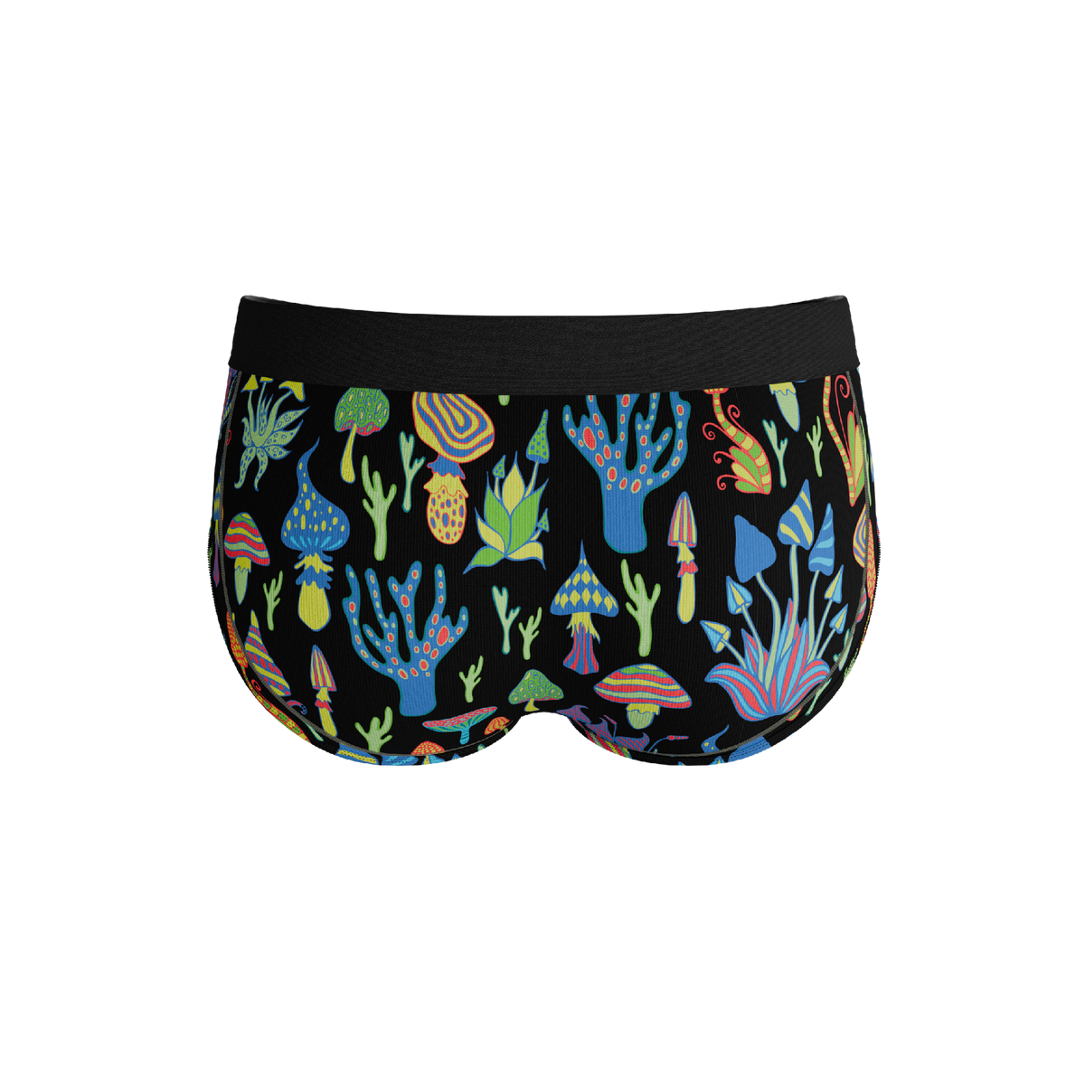 The Super Shroom | Neon Mushrooms Ball Hammock® Pouch Underwear Briefs - Shinesty