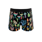 The Super Shroom | Neon Mushrooms Ball Hammock® Pouch Trunks Underwear - Shinesty