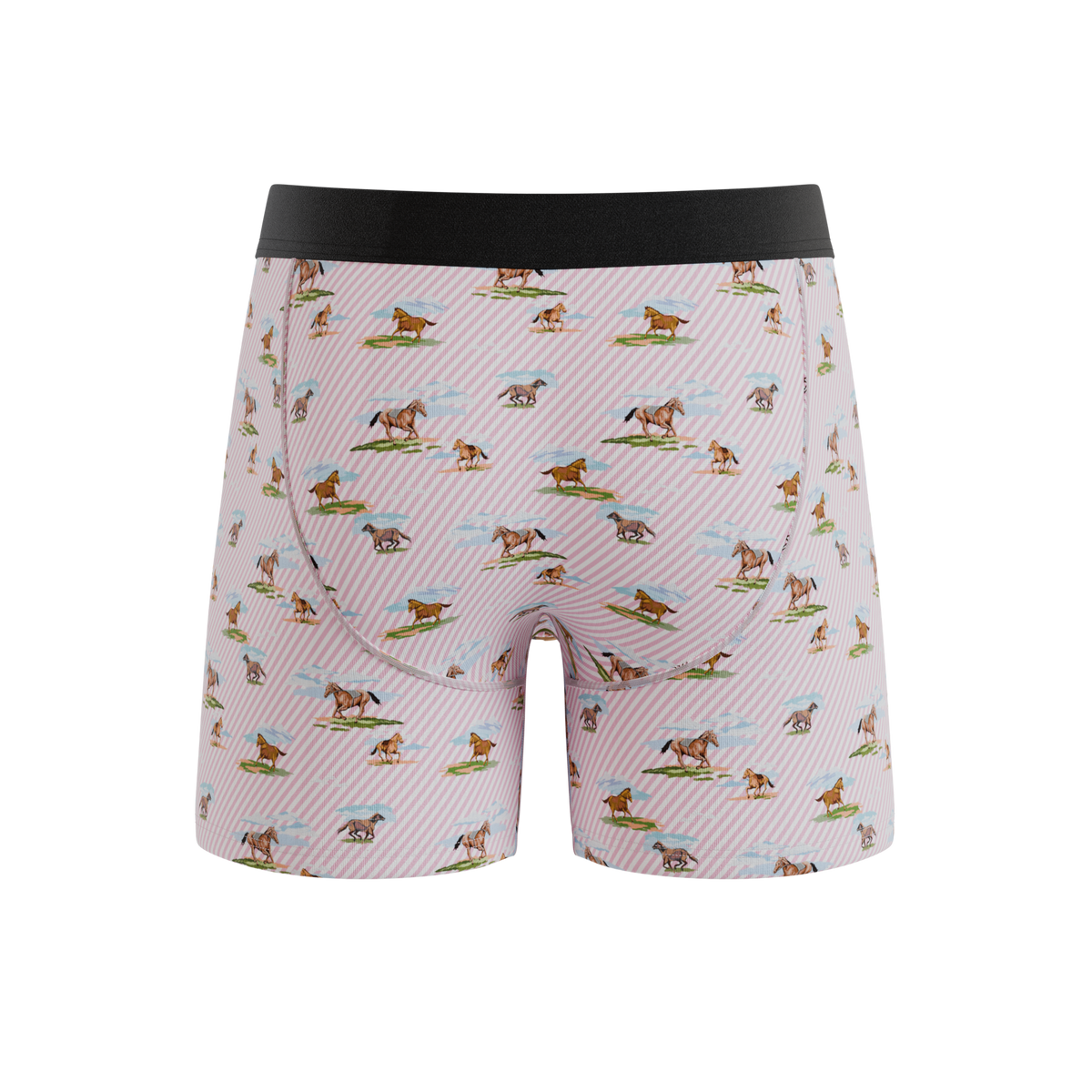 The Supreme Steed | Derby Horses Ball Hammock® Pouch Underwear With Fly - Shinesty