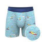 The Surfin' Turf | Shinesty Surfer Ball Hammock® Pouch Underwear With Fly - Shinesty