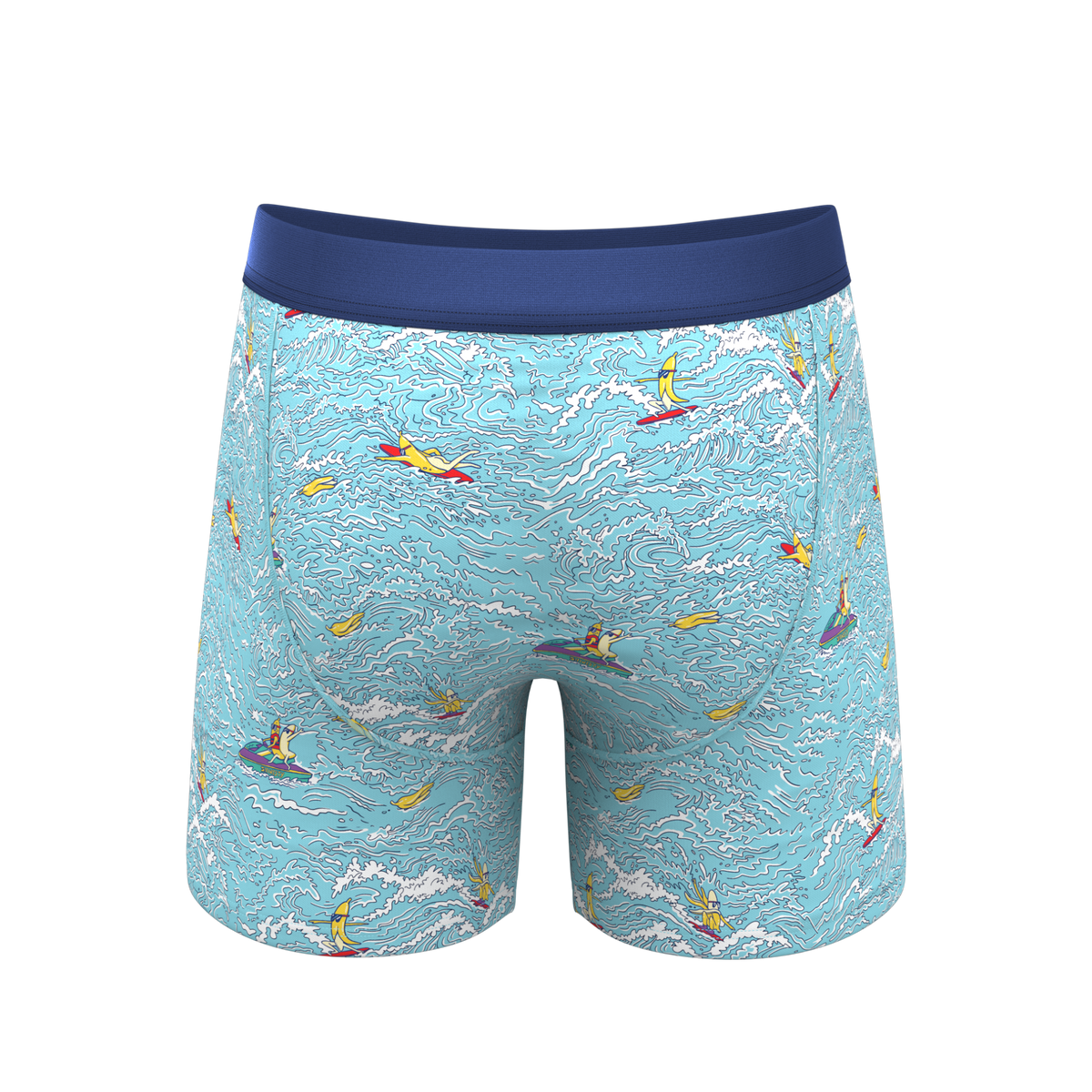 The Surfin' Turf | Shinesty Surfer Ball Hammock® Pouch Underwear With Fly - Shinesty
