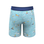 The Surfin' Turf | Shinesty Surfer Ball Hammock® Boxer - Long Leg - Shinesty