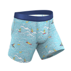 The Surfin' Turf | Shinesty Surfer Ball Hammock® Pouch Underwear - Shinesty