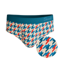 The Swanky | Retro Houndstooth Ball Hammock® Pouch Underwear Briefs - Shinesty