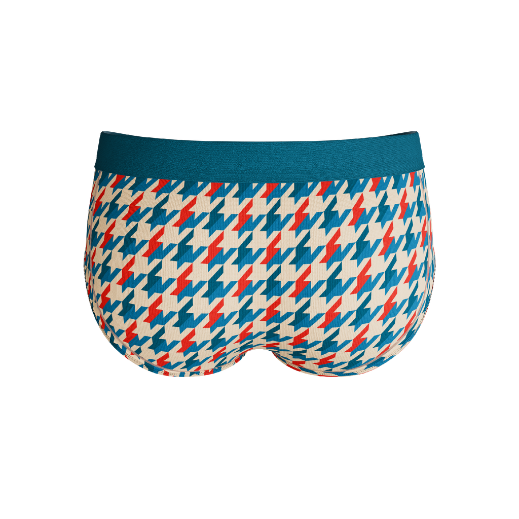 The Swanky | Retro Houndstooth Ball Hammock® Pouch Underwear Briefs - Shinesty