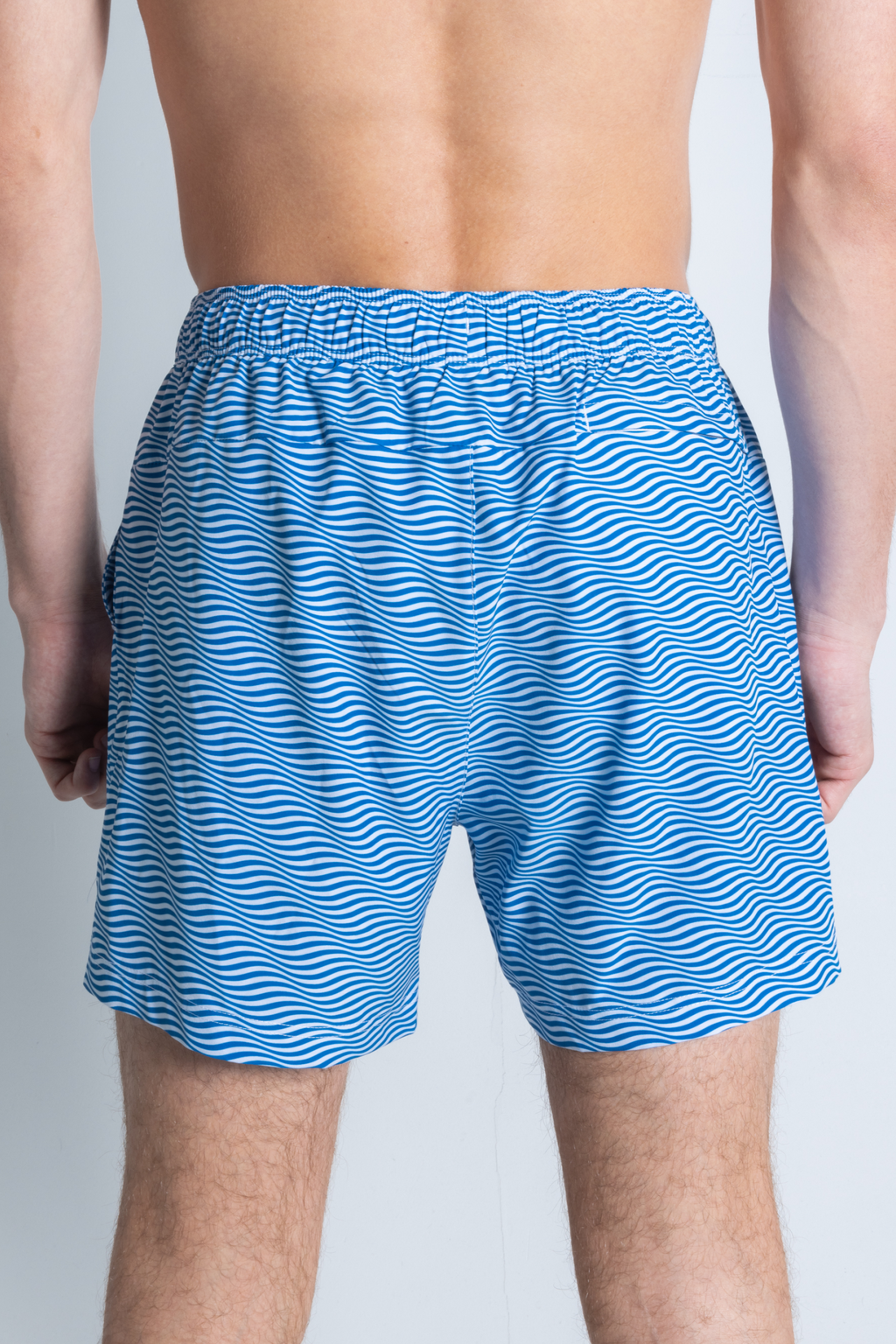 The Swim Lesson | Blue Wave Tropical Ball Hammock® Pouch 5" Swim Trunks - Shinesty