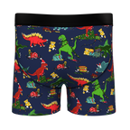 The T-Rexmas | Christmas Dinosaur Youth Boxer Briefs - Shinesty