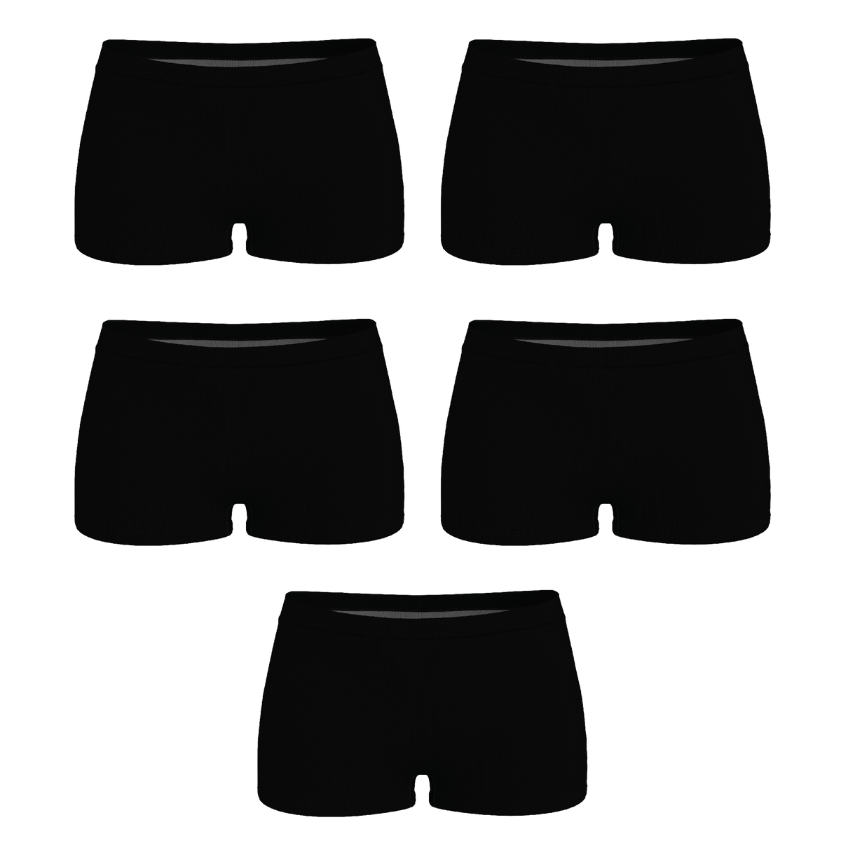 The Threat Level Midnight | Boyshort Underwear 5 Pack - Shinesty
