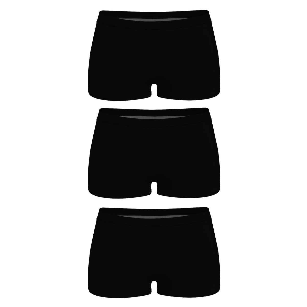 The Threat Level Midnight | Black Boyshort Underwear 3 Pack - Shinesty
