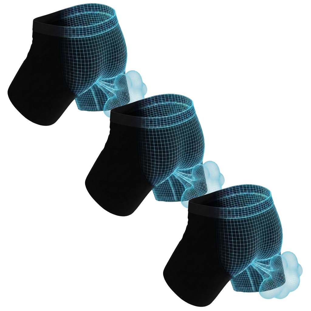 The Threat Level Midnight | Fart Proof Ball Hammock® Pouch Underwear 3 Pack - Shinesty