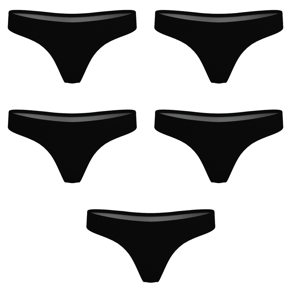 The Threat Level Midnight | MicroModal Thong 5 Pack - Shinesty