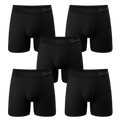 The Threat Level Midnight | Black Cooling Ball Hammock® Underwear With Fly 5 Pack - Shinesty