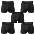 The Threat Level Midnight | Black Ball Hammock® Pouch Trunks Underwear 5 Pack - Shinesty