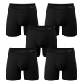 The Midnight Rider | Black Ball Hammock® Pouch Underwear With Fly 5 Pack - Shinesty