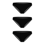 The Threat Level Midnight | Black Bikini Underwear 3 Pack - Shinesty
