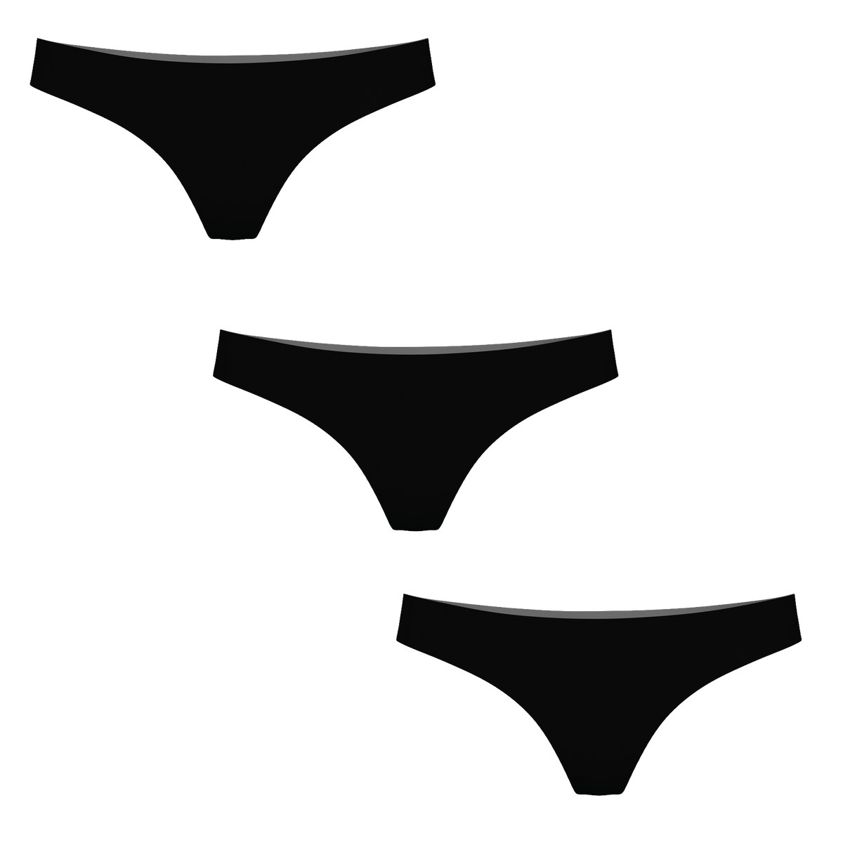 The Threat Level Midnight | MicroModal Thong 3 Pack - Shinesty