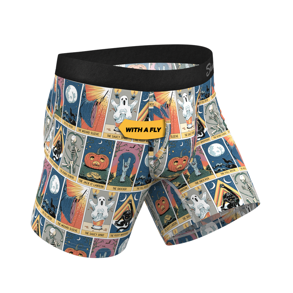 The Taboo | Tarot Cards Ball Hammock® Pouch Underwear With Fly - Shinesty