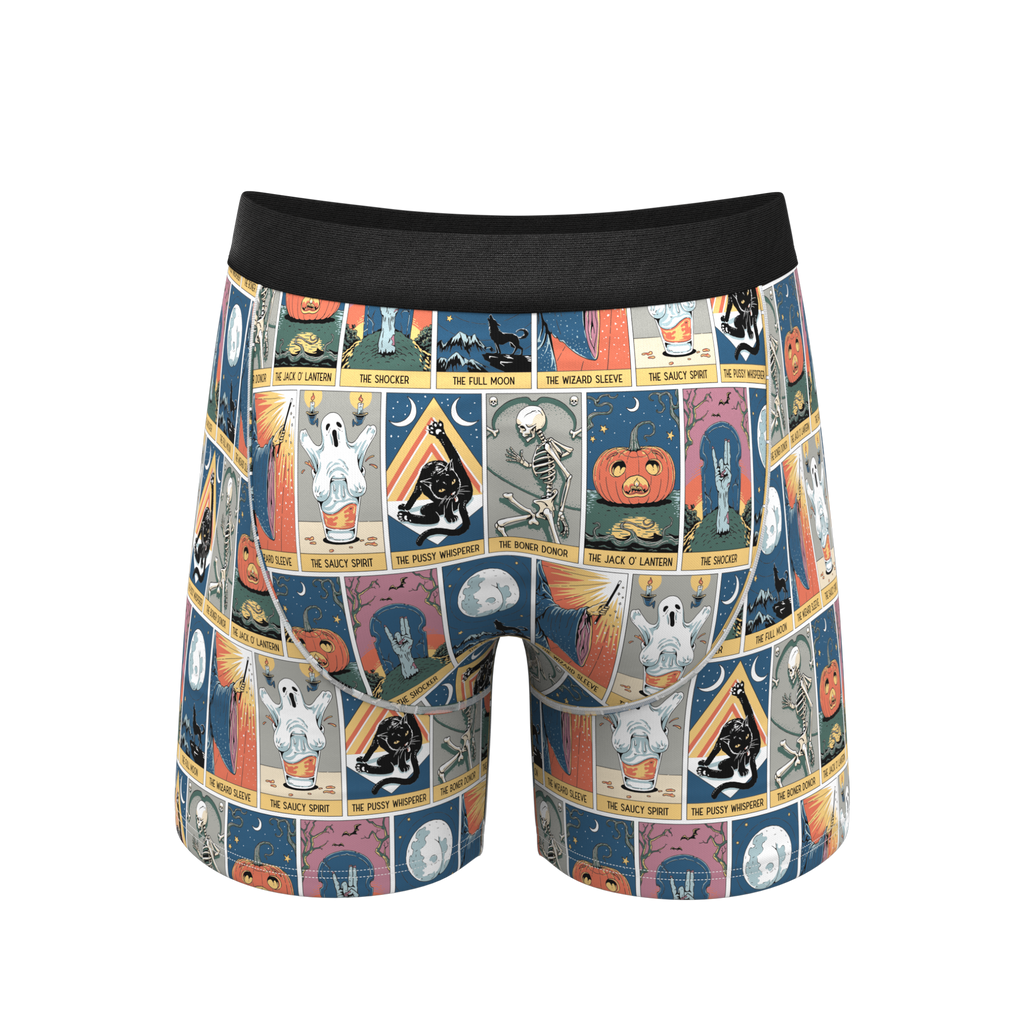 The Taboo | Tarot Cards Ball Hammock® Pouch Underwear With Fly - Shinesty