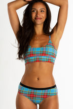 The Crisscross Applesauce | Plaid Cheeky Underwear - Shinesty