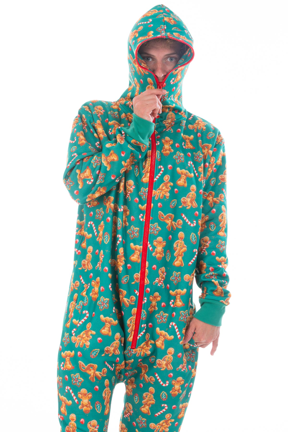 The Ginger Rail | Gingerbread Onesie - Shinesty