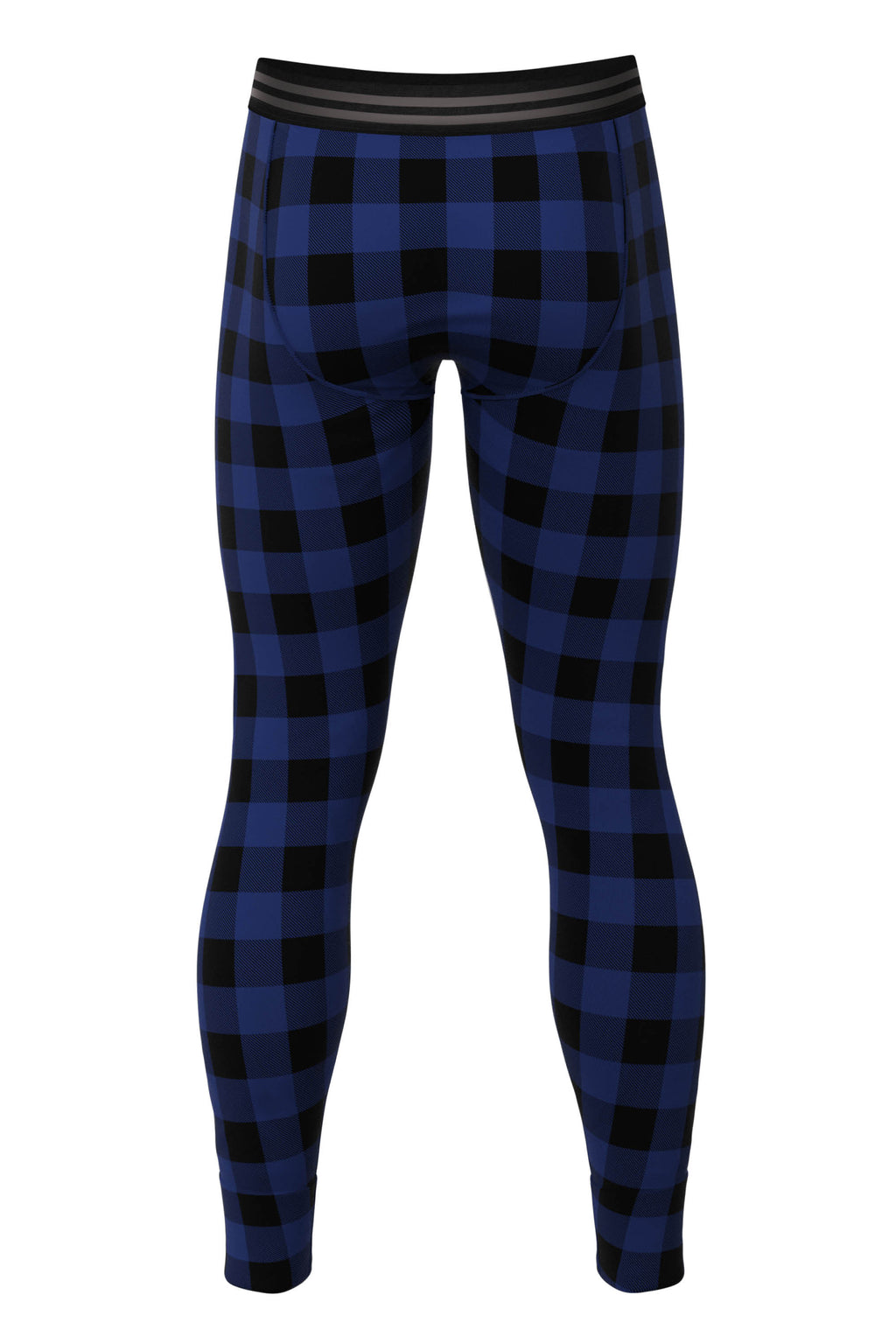 The Precious Plums | Blue Plaid Ball Hammock® Long Johns - Shinesty