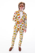 The Spread | White Thanksgiving Suit Pants - Shinesty