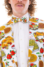 The Spread | White Thanksgiving Bow Tie - Shinesty