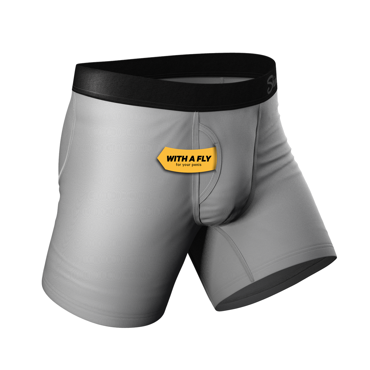 The Stormy Sky | Grey Ball Hammock® Pouch Underwear With Fly 5 Pack - Shinesty