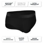 The Threat Level Midnight | Black Ball Hammock® Pouch Underwear Briefs 5 Pack - Shinesty