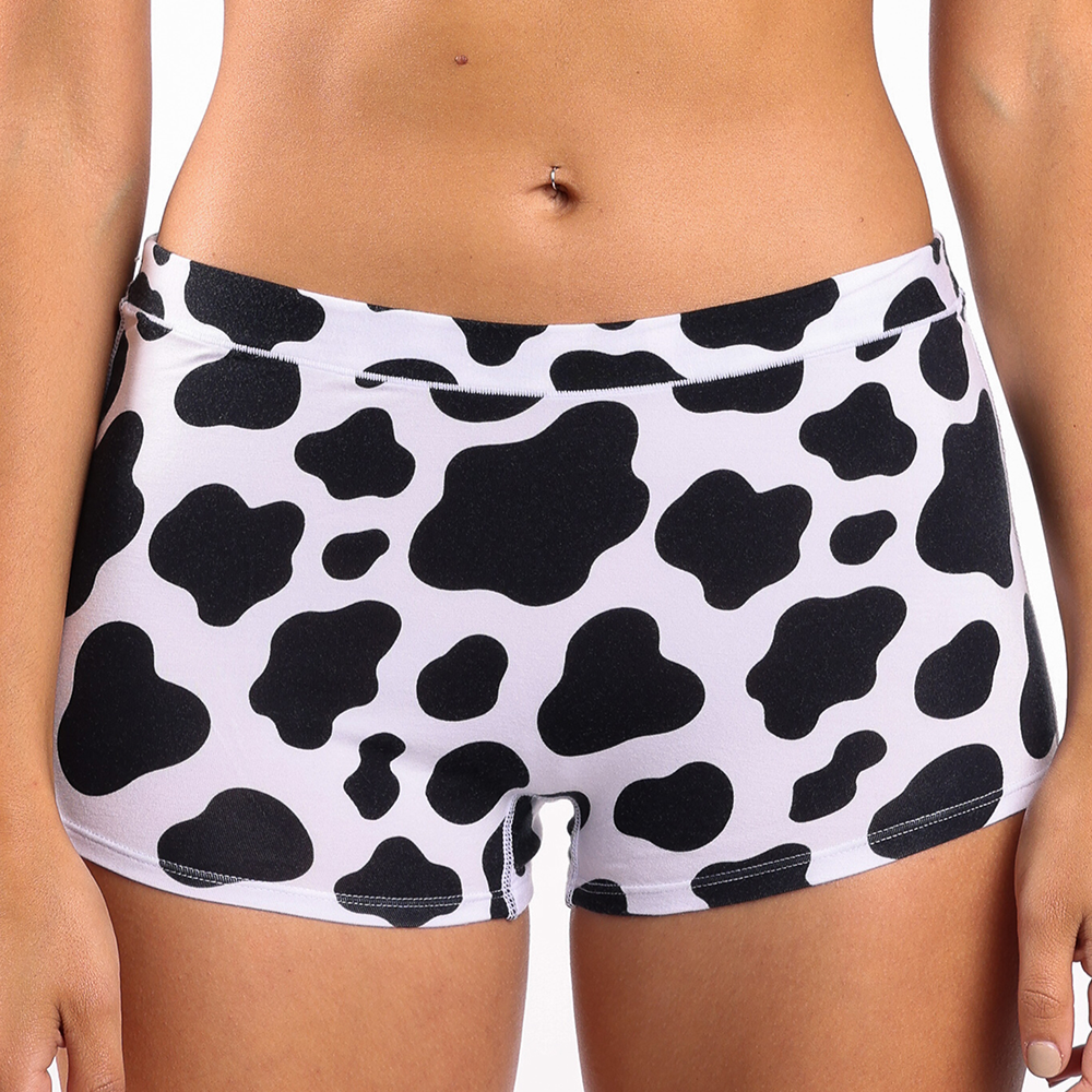 The Milk Me | Cow Print Modal Boyshort Underwear - Shinesty