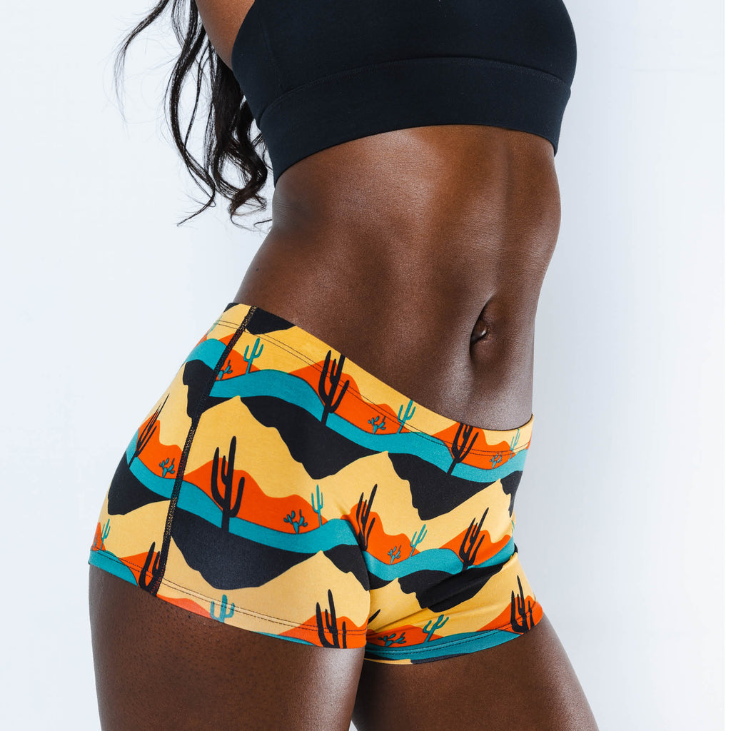 The Arizona Dawn | Desert Scene Modal Boyshort Underwear - Shinesty