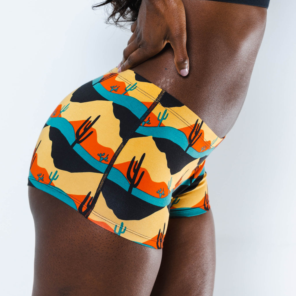 The Arizona Dawn | Desert Scene Modal Boyshort Underwear - Shinesty