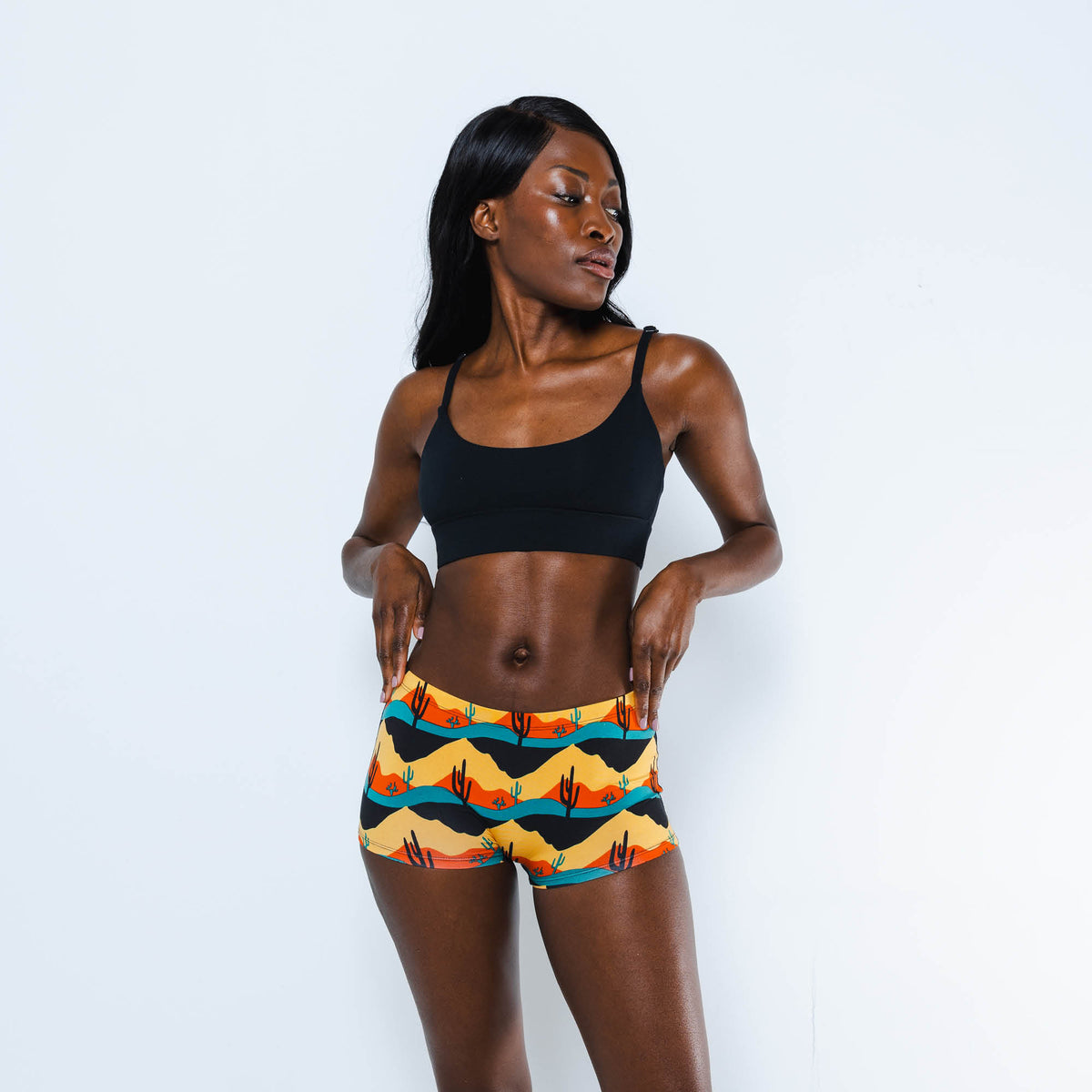 The Arizona Dawn | Desert Scene Modal Boyshort Underwear - Shinesty