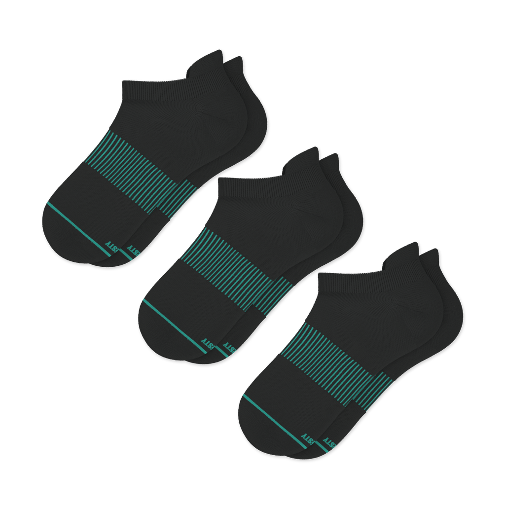 The Threat Level Midnight | Heel Hammock™ Ankle Socks 3 Pack - Shinesty