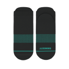 The Threat Level Midnight | Black Stay Weird Heel Hammock™ Ankle Socks - Shinesty