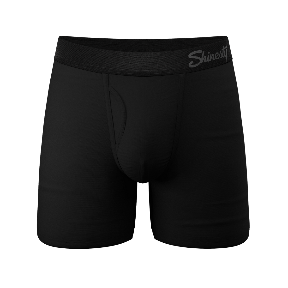 The Threat Level Midnight | Black Ball Hammock® Pouch Underwear With Fly - Shinesty