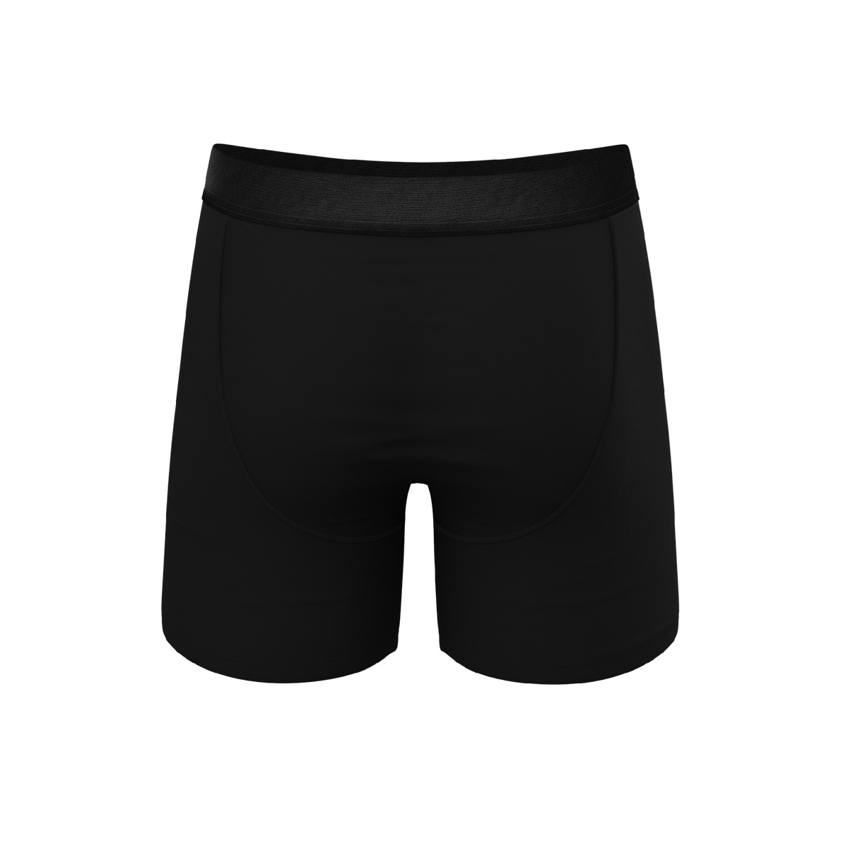 The Threat Level Midnight | Black Ball Hammock® Pouch Underwear With Fly - Shinesty