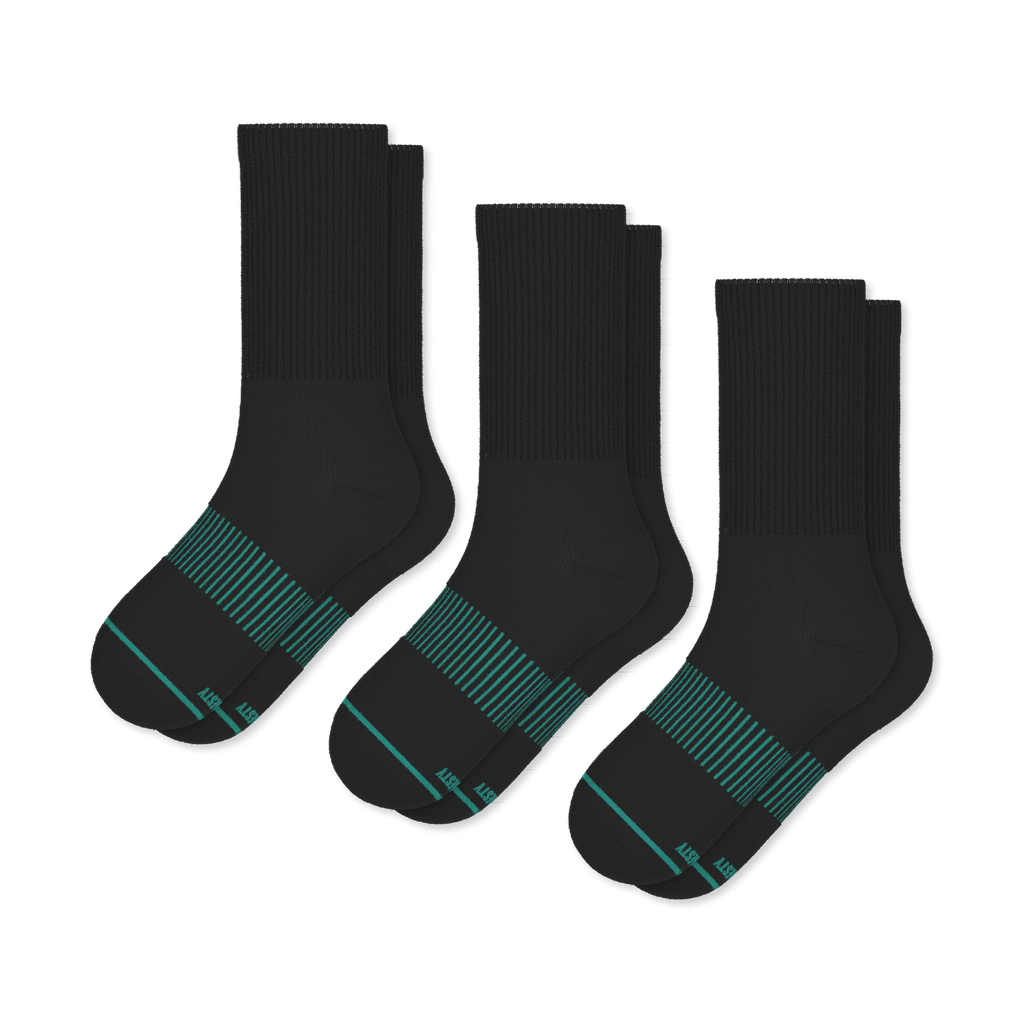 The Threat Level Midnight | Heel Hammock™ Crew Socks 3 Pack - Shinesty