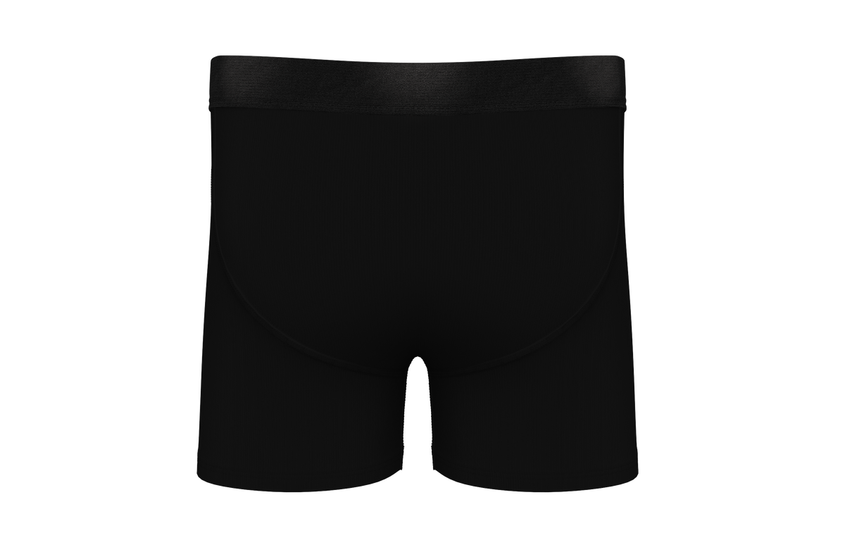 The Threat Level Midnight | Black Father Son With Fly Ball Hammock® Pouch Underwear 2 Pack - Shinesty